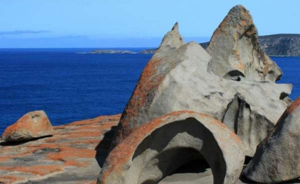 The Remarkable Rocks located nearby Discovery Parks Kangaroo Island 