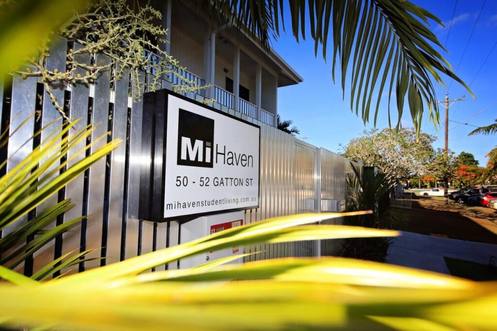 Street view of front signage to MiHaven Shared Living Gatton St