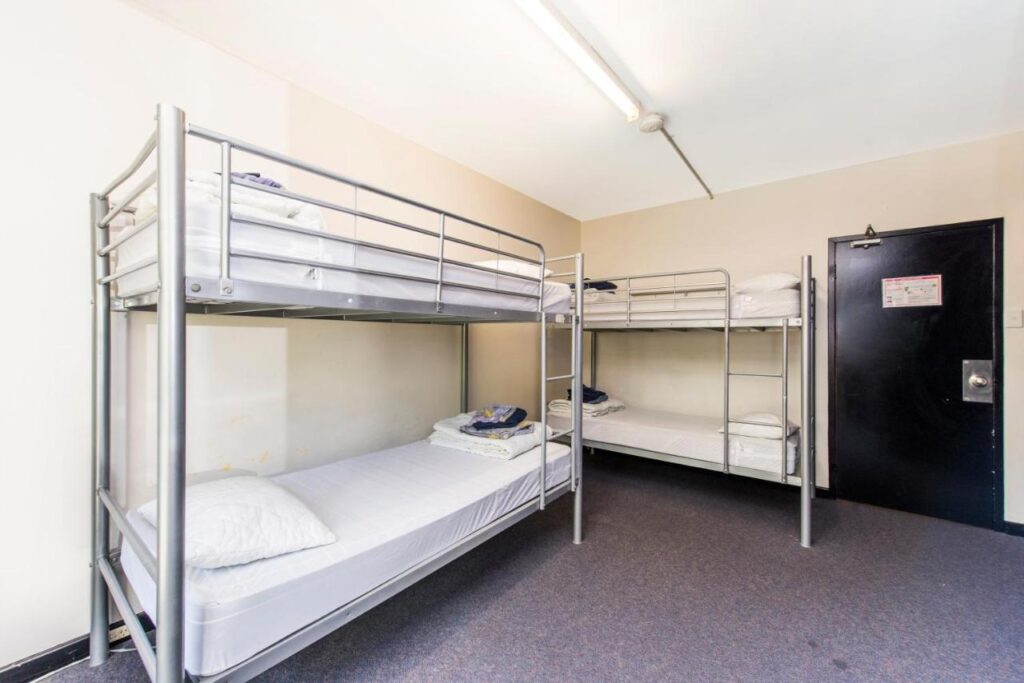 A mixed four bed dormitory for travellers on a budget or wanting to make new friends at Billabong Backpackers Resort